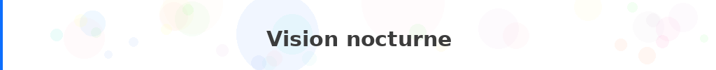 Titre : Vision nocturne